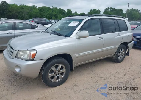2007 Toyota Highlander V6 z USA, uszkodzony, nr VIN JTEEP21A770221797